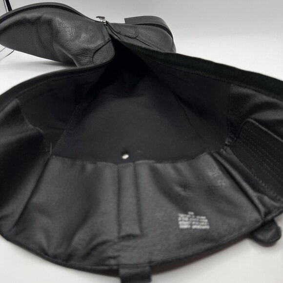 Matisse Womens 8  Sargent Black Leather Zip Riding Boots Button Brazil Made Goth - Picture 10 of 16